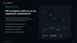 Слайд 8 бесплатной презентации GeoMetrika
