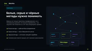 Слайд 9 бесплатной презентации GeoMetrika